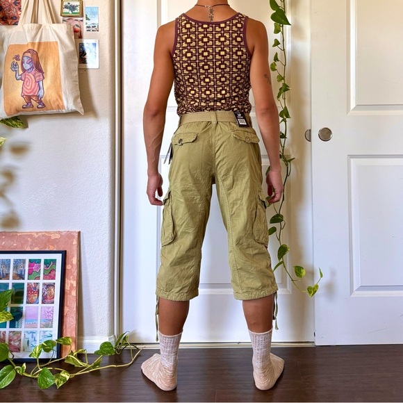 Y2K Green Cargo Khakis - Picture 2 of 6